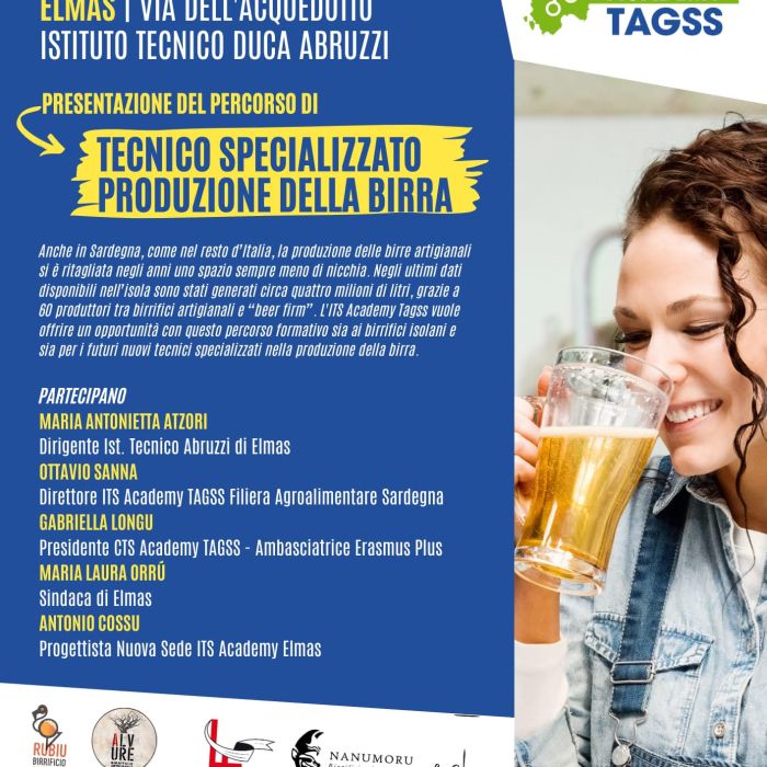 Presentazione corso Tecnico Superiore per la produzione della birra