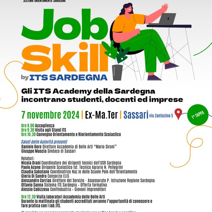 Al via Job Skill: l’evento degli ITS Academy della Sardegna 